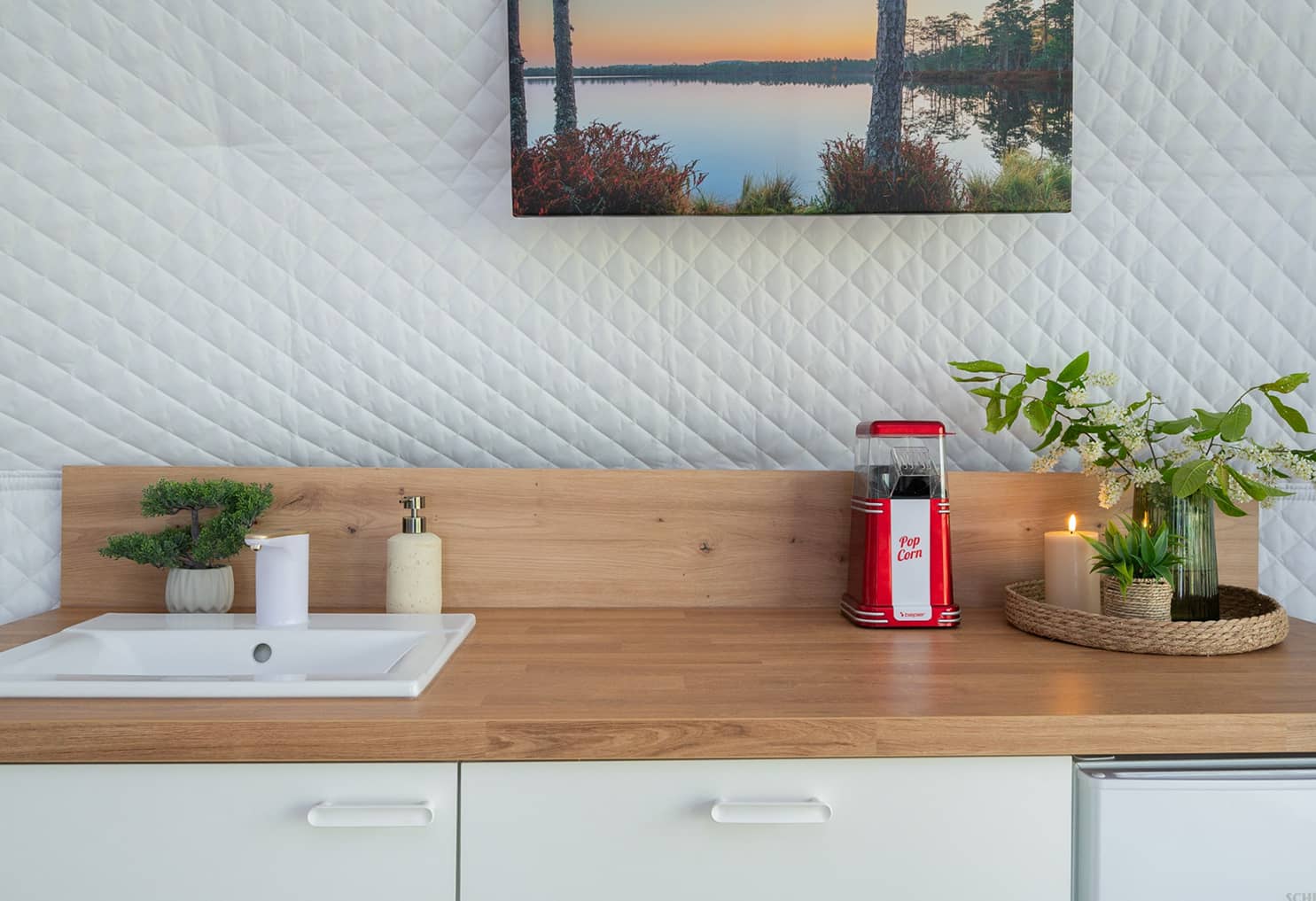 Luigepesa puhkemajas mugavustega köök