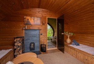 Luigepesa puhkemaja saunaruum