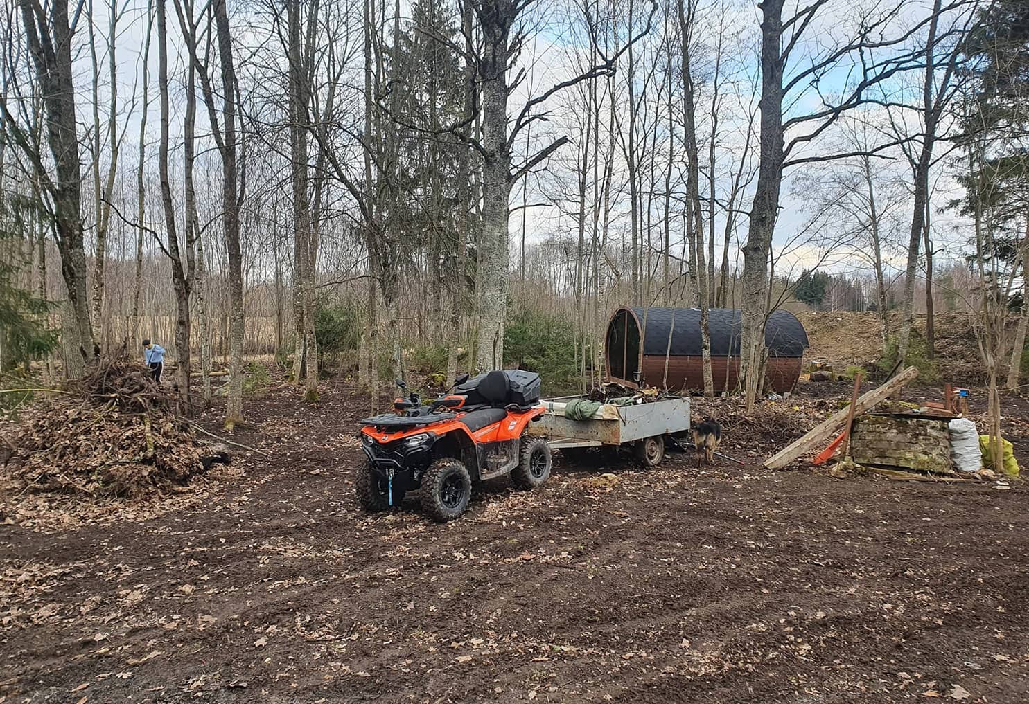 CFmoto CFORCE 520L on Luigepesa puhkemaja tööloom