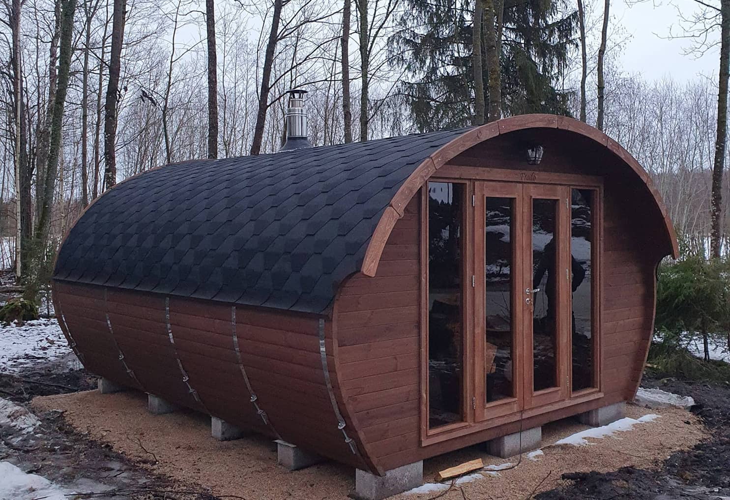 Ecosauna FRODO paigaldus